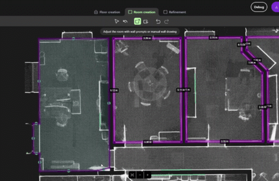 Review and refine your floor plan - Pointorama: Floor plans from pointclouds