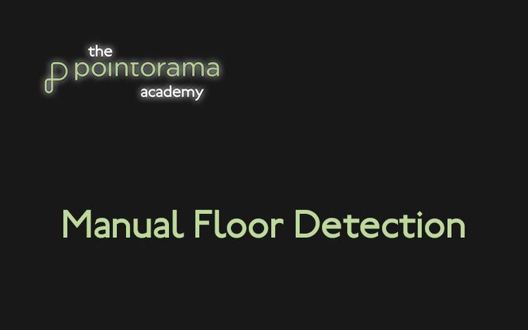 Manual Floor Detection | Pointorama Tutorial